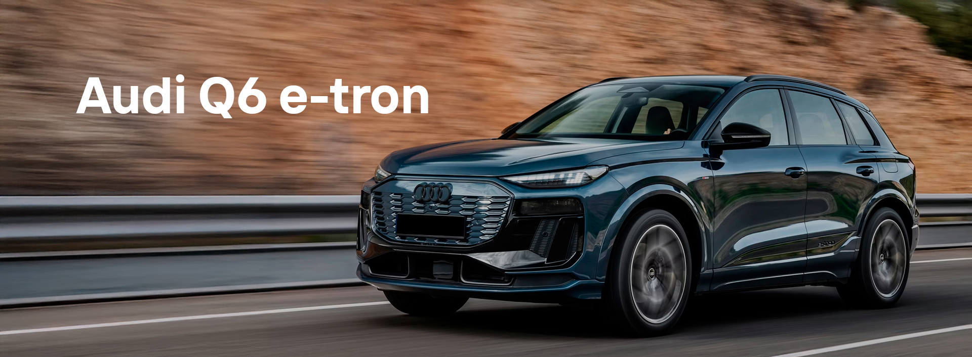 audi Q6 e-tron banner
